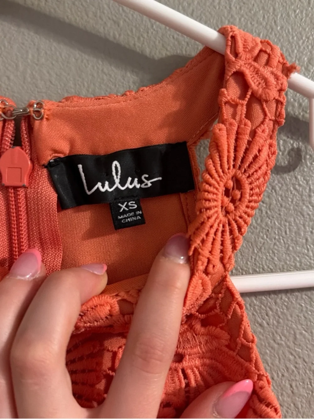 Lulus coral dress - Picture 2 of 3